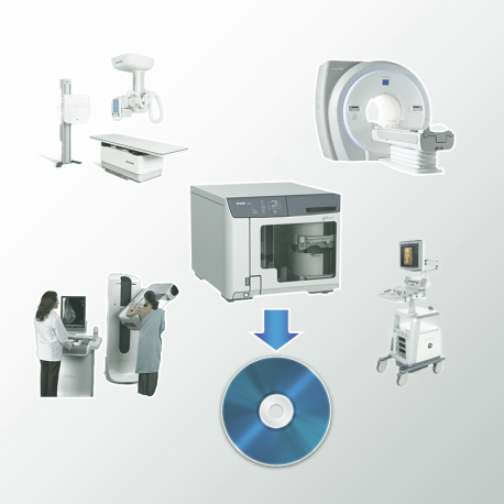Software integrare DICOM pentru CD/DVD Disc publisher EPSON