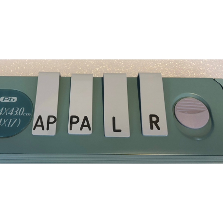 Indicatori pentru casete radiologice L R AP PA