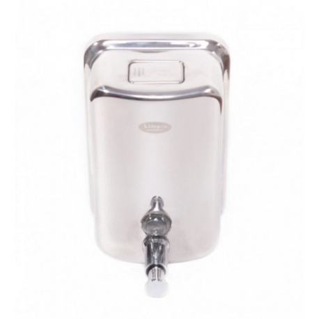 DOZATOR MANUAL PENTRU DEZINFECTANT SI SAPUN LICHID, INOX, 1000 ML SD50D
