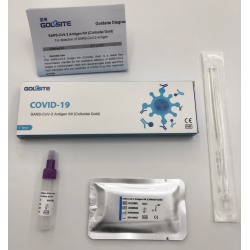 Test rapid antigen Goldsite pentru detectarea Coronavirus COVID-19 SARS-CoV-2 kit 25 buc
