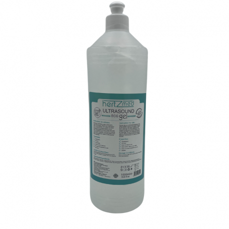 Gel EKG Ecograf Hertzmed transparent 1 L