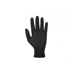 Manusi examinare din nitril nepudrate negre 100 buc cutie