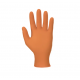 Manusi examinare din nitril nepudrate orange 100 buc cutie