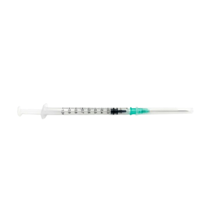 Seringi sterile 1 ml cu ac luer slip 21G - Hertzmed -100 buc / cutie