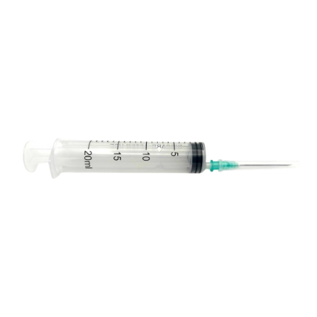 Seringi sterile 20 ml cu ac luer slip 21G - Hertzmed -50 buc / cutie