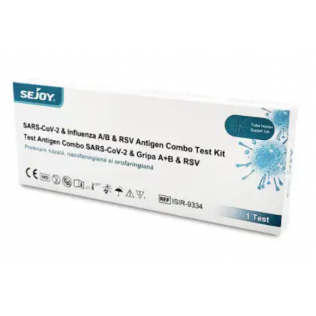 Test rapid Sejoy Covid + Influenza A/B + RSV