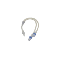 Tub conector in Y cu 2 valve MRI 15cm+15cm+3cm injectomate Dual Head 350 spi