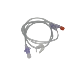 Tub conector pacient in I cu 2 valve si clema Secufill XL 100 cm