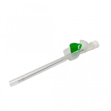 Branula cu valva si aripioare - Verde - 18G - set 100 buc