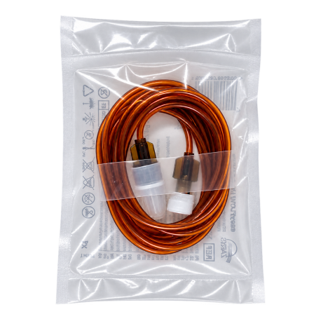 Tub extensie steril 150 cm fotosensibil UV Amber, protectie UV, luer-lock